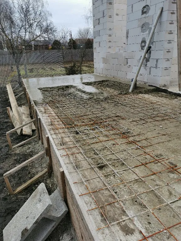 Elkészült beton terasz - Budapest
